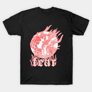 y2k fire streetwear T-Shirt